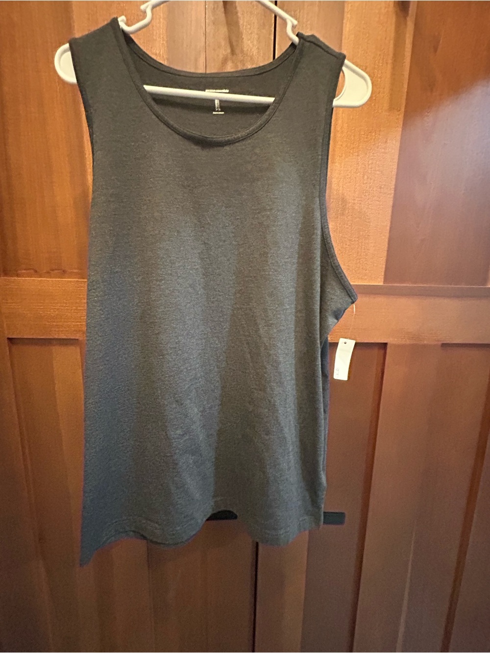 Charcoal Gray Sleeveless Tank Top Large NWT